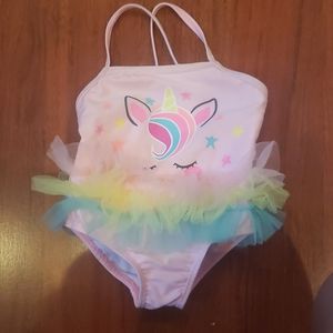 Baby girl Unicorn tutu swim suit